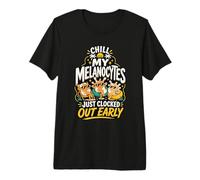 Chill Melanocytes Clocked Out Early Premium T-Shirt