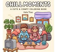 Chill Moments: A Cute and Comfy Coloring Book for Relaxing Days and Cozy Creativity: Unwind with adorable scenes, comfy vibes, and stress-relieving coloring fun for all ages