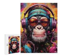 Chill Monkey -25 - Jigsaw Puzzle for Adults, 500 PCS, Winter Gift, with A Decorative Finished Picture