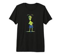 Chill Out Alien in Shorts for Beach and Pool Parties Premium T-Shirt