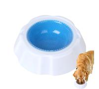 Chill Out Dog Bowl - Self-Cooling Pet Dish Utilizing Evaporation Technology, Maintains Lower Water Temperature For Hours, Materials | Summer Accessory For Outdoor Cat