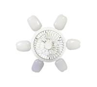 Chill Out With Our Contemporary Fan Light: Unique Design Whisper Quiet Motor & Lighting Enhance Your Home ! SYz273 (White, 41cm)