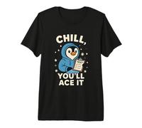 Chill Penguin Test Success Student Exam Day Premium T-Shirt