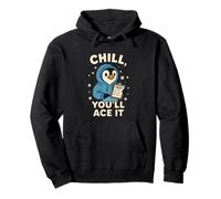 Chill Penguin Test Success Student Exam Day Pullover Hoodie