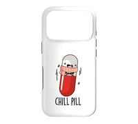 Chill Pill Funny Medicine Pun Case for iPhone 17 Pro