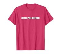 Chill Pill Required T-Shirt, Men, Red Heather, Large