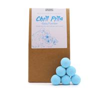 Chill Pills Bath Bombs, Baby Powder Scent, Vegan-Friendly, Handmade, 12g per Pill, 30 Count, 350g Pack