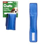 Chill & Stylish Blue Crufts Small Cool Collar - 15 cm-30 cm (1 Pc.) - Top-Quality Material - Perfect for Summer Walks & Playtime