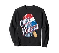 Chill the 4th Out Funny Rocket Pop design Sweatshirt