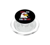 Chill The Fourth Out Bald Eagle Shutter Shades PopSockets PopGrip for MagSafe