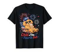 Chill The Fourth Out Doodle Shirt T-Shirt