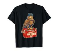 Chill The Fourth Out Eagle USA Cooler T-Shirt