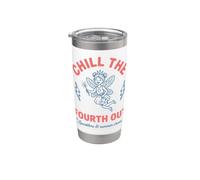 Chill The Fourth Out Fairy Sparklers Summer Fun Stainless Steel Insulated Tumbler