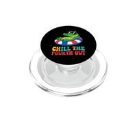 Chill The Fourth Out Funny Alligator Pool Vacation PopSockets PopGrip for MagSafe