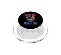 Chill The Fourth Out Funny BBQ Hot Dog Vacation PopSockets PopGrip for MagSafe