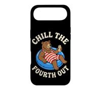 Chill The Fourth Out Funny Bear Pool Float Case for iPhone Air