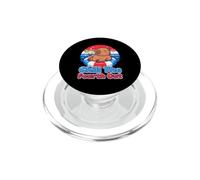 Chill The Fourth Out Funny Capybara Pool Float PopSockets PopGrip for MagSafe