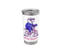 Chill The Fourth Out Funny Eagle Retro Vacation Stainless Steel Insulated Tumbler