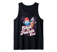 Chill The Fourth Out - Patriotic 4th July Independence Day Tank Top