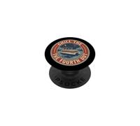 Chill The Fourth Out Pontoon Boat Captain Lake PopSockets Adhesive PopGrip