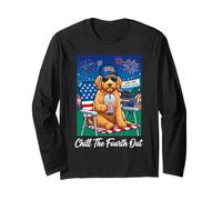 Chill The Fourth Out Pun Long Sleeve T-Shirt
