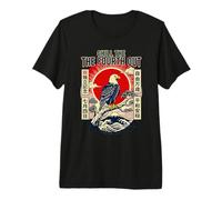 Chill The Fourth Out Retro Eagle Patriot Premium T-Shirt