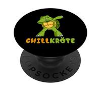 Chill toad funny turtle motif for real chillers PopSockets Adhesive PopGrip