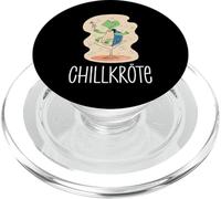 Chill toad funny turtle motif for real chillers PopSockets PopGrip for MagSafe