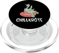 Chill toad funny turtle motif for real chillers PopSockets PopGrip for MagSafe