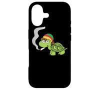Chill Toad Turtle Smokes Grass Marijuana Cannabis Stoner Case for iPhone 17