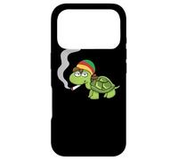 Chill Toad Turtle Smokes Grass Marijuana Cannabis Stoner Case for iPhone 17 Pro