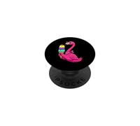 Chill Tropical Bird Sweet Scoops Summer Vibes PopSockets Adhesive PopGrip