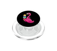 Chill Tropical Bird Sweet Scoops Summer Vibes PopSockets PopGrip for MagSafe