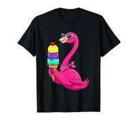 Chill Tropical Bird Sweet Scoops Summer Vibes T-Shirt