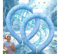 Chill Tube for Neck, Neck Cooling Tube, Reusable Ice Neck Ring Wearable Body Cooling Products for Summer Heat (2PCS)