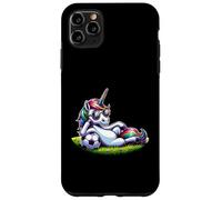 Chill Unicorn Soccer Rainbow Player With Sunglasses Case for iPhone 11 Pro Max