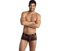 Chill Vibe Boxer Shorts for Men - Tropical Print Comfort, Size L, Color Red