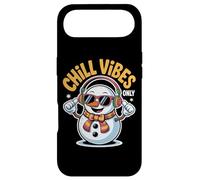 Chill Vibes Only Snowman Christmas Winter Music Case for iPhone Air