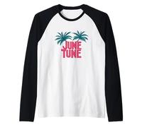 Chill Vibes Wrapped in a June Melody Outfit Raglan Baseball Tee