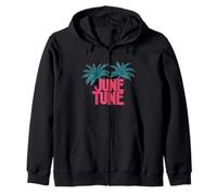 Chill Vibes Wrapped in a June Melody Outfit Zip Hoodie