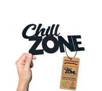 Chill Zone Sign Wall or Door - Chillzone Door Sign - Living Room Wall Decoration - Chill Wall Decoration - Relax Wall Sign - Chiller Signs - Sticker - Wall Lettering Made of Plastic (M)
