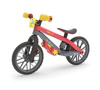 Chillafish BMXie MOTO multi-play balance trainer with real VROOM VROOOM sounds and detachable play motor, included child-safe screwdriver and screws, adjustable seat, for age 2-5 years, red