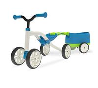Chillafish CPQT01BLU Quadie + TRAILIE: 4-Wheeler Grow-with-Me Ride-On Quad and Trailer Combo, Blue, Quadie+Trailie