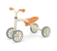 Chillafish Quadie Grow Grey & Orange Adjustable Ride-On Kids 1-3 | Lightweight 3.13kg ride-on with adjustable seat, carry handle and hidden storage compartment for children aged 1-3 years.