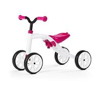 Chillafish Quadie Grow - Pink | Adjustable Ride-On for Kids 1-3 | Lightweight & Portable