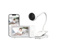 CHILLAX - Baby Monitor Giraffe Clip - 5'' HD LCD Screen - Full HD 1080p Camera - Flexible Arm - Night Vision - Walkie-Talkie - WiFi On/Off - Lullabies - Sound & Movement Alert - With App
