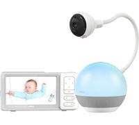 CHILLAX Giraffe DM610 5" 360° Mood Sleep Trainer Monitor - White