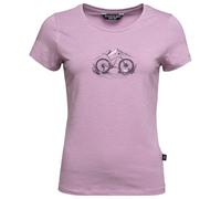 Chillaz - Women's Gandia Mountainbike Flowers T-Shirt - T-shirt size 14, purple/pink