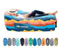 CHILLBO SHWAGGINS Baggins Best Inflatable Lounger Hammock Air Sofa and Pool Float Ships Fast! IDEAL OUTDOOR GIFT Air Lounger for Indoor or Outdoor Use or Inflatable Chair for Camping Picnics Festivals