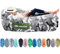 CHILLBO SHWAGGINS Baggins Best Inflatable Lounger Hammock Air Sofa and Pool Float Ships Fast! IDEAL OUTDOOR GIFT Air Lounger for Indoor or Outdoor Use or Inflatable Chair for Camping Picnics Festivals